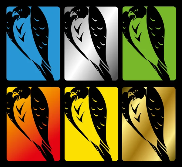 Symbole de faucon — Image vectorielle