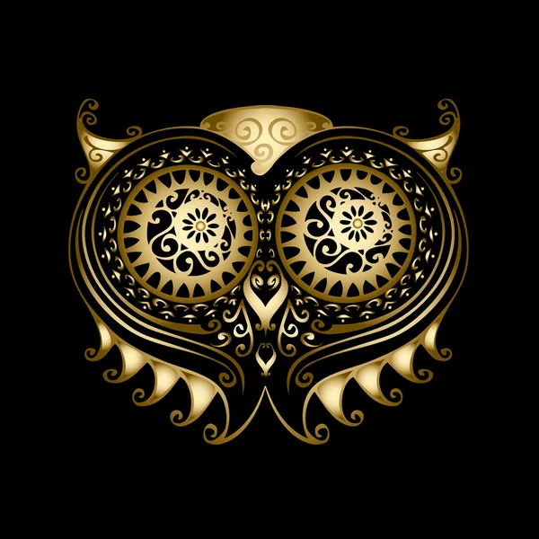 Hibou isolé — Image vectorielle