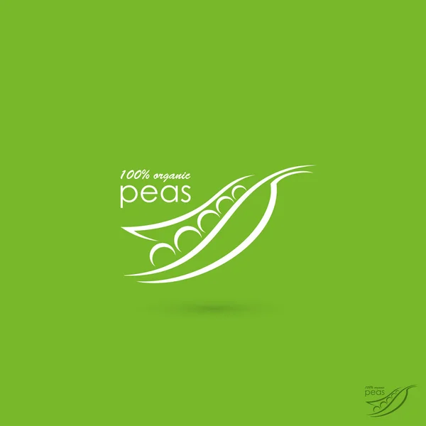 Peas symbol — Stock Vector