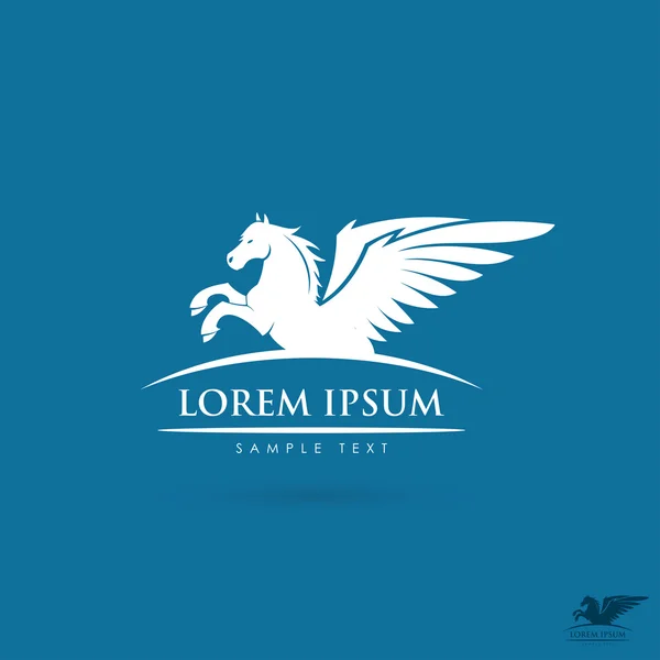 Label Pegasus — Image vectorielle