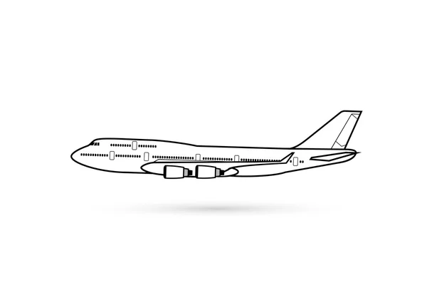 Avión — Archivo Imágenes Vectoriales