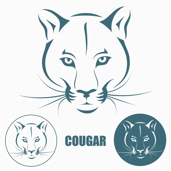 Cougar. — Archivo Imágenes Vectoriales