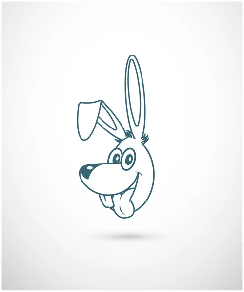 ป้ายกระต่าย — ภาพเวกเตอร์สต็อก