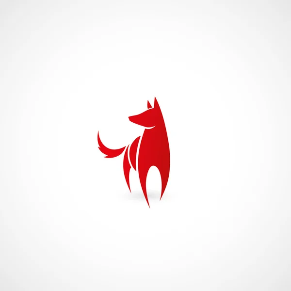 Fox symbol — Stock Vector