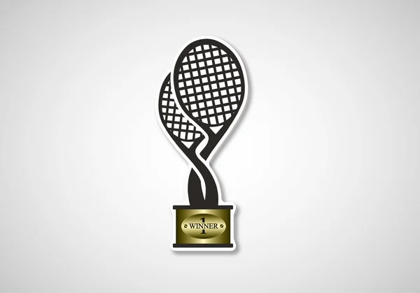 Tennis cup — Stock vektor