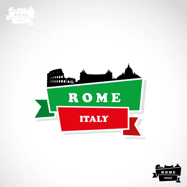 Panoramę Rzymu — Wektor stockowy
