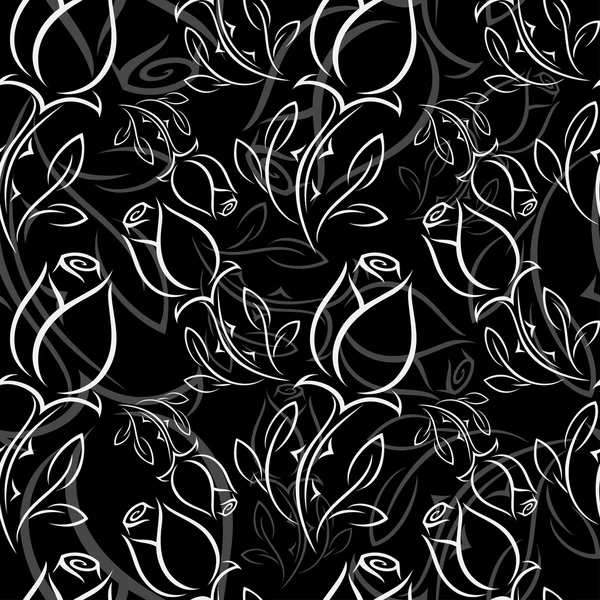 Motif rose — Image vectorielle