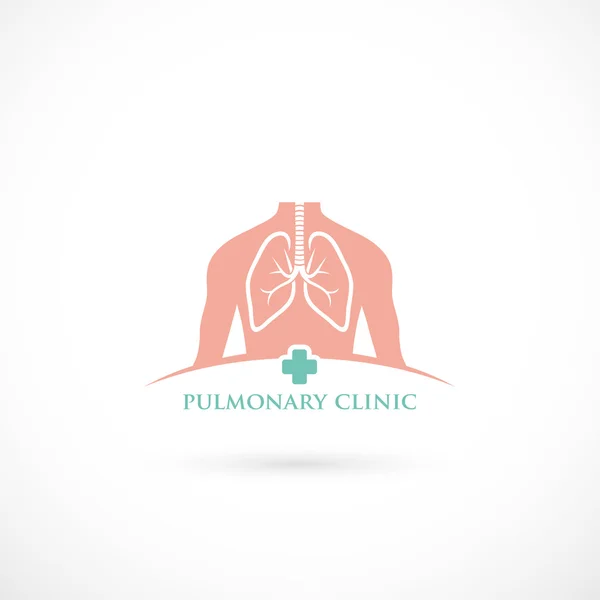 Lungs sign — Stock Illustration Lungs sign Stock Vector