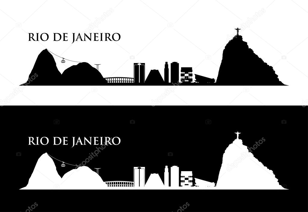 Rio De Janeiro skyline