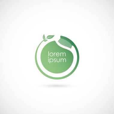 soyut diş fırçası sembolü