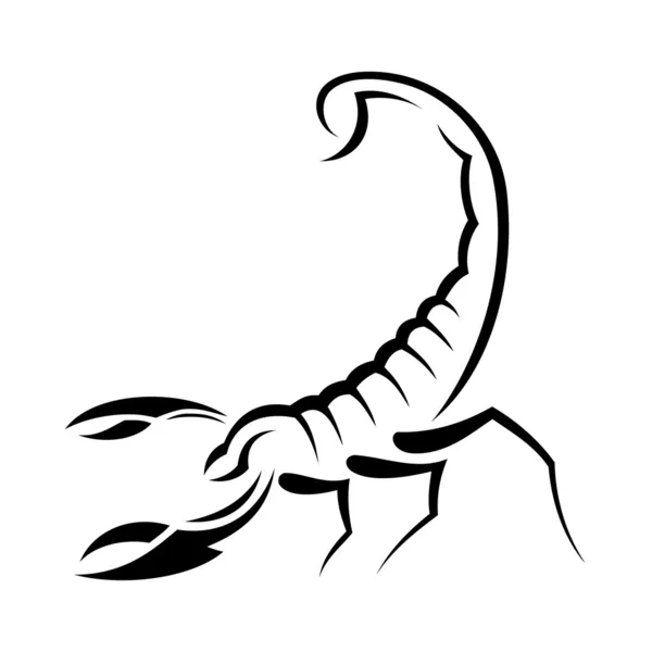 Streszczenie Skorpion znaki — Wektor stockowy