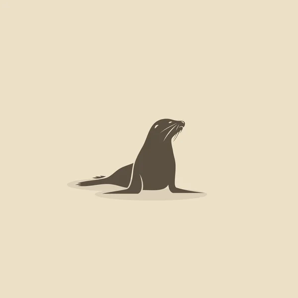 Sea Lion — Stock Vector