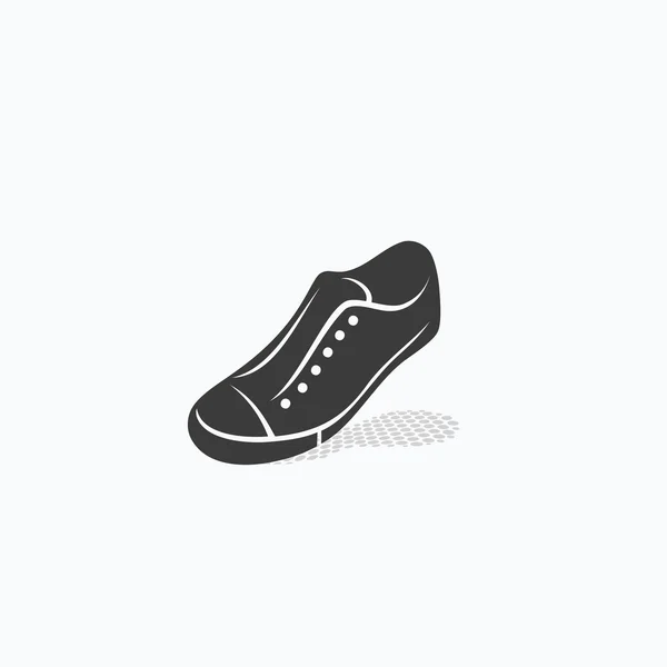 Koşu ayakkabıları etiketi — Stok Vektör