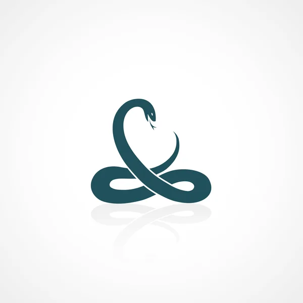 Símbolo de serpiente — Vector de stock