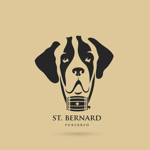 St. Bernard dog — Stock Vector