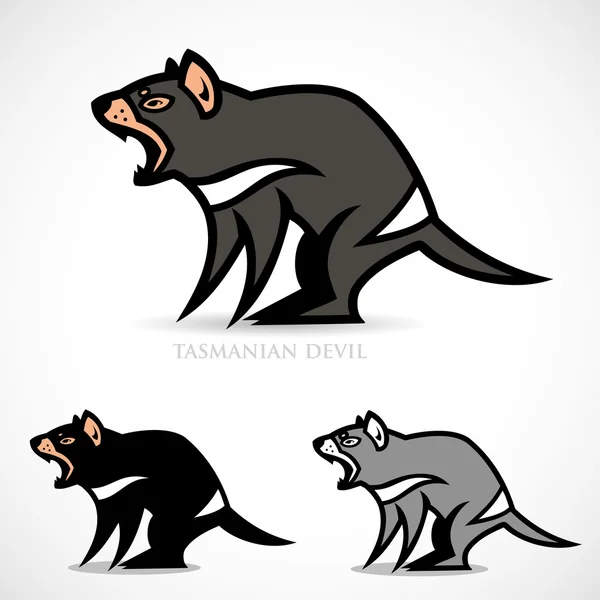 Diablo de Tasmania — Archivo Imágenes Vectoriales