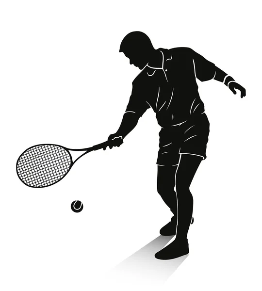 Etichetta Tennis — Vettoriale Stock
