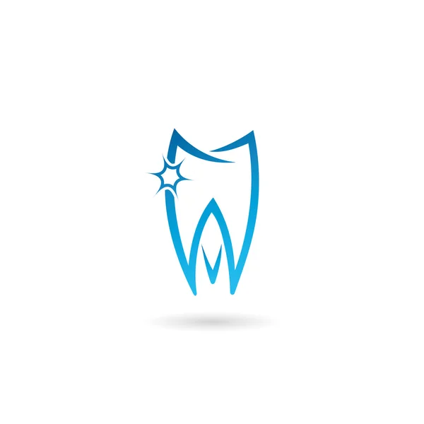 Ícono de los dientes — Vector de stock