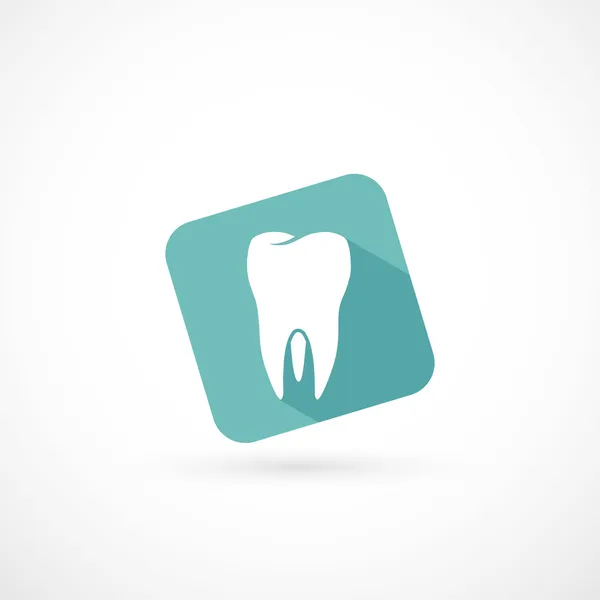 Zahn-Ikone — Stockvektor