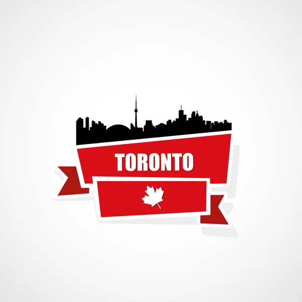 Skyline de Toronto — Archivo Imágenes Vectoriales