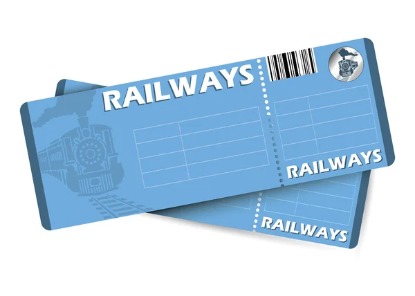 Εισιτήρια τρένων — Διανυσματικό Αρχείο
