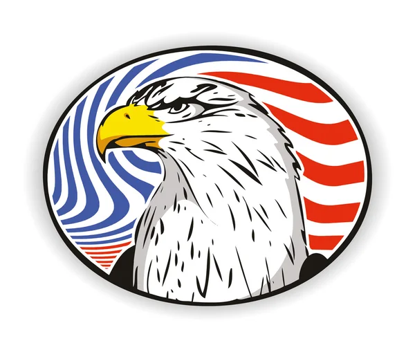 Amerikanisches Adlersymbol — Stockvektor