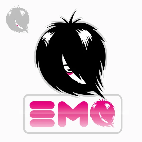 Emo signe — Image vectorielle