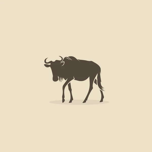 Wildebeest — Stock Vector
