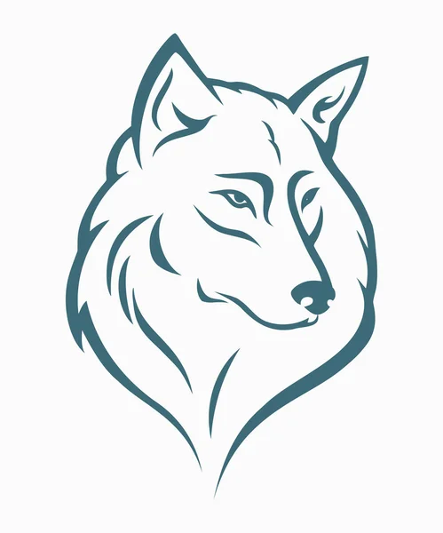 Signo de lobo — Archivo Imágenes Vectoriales