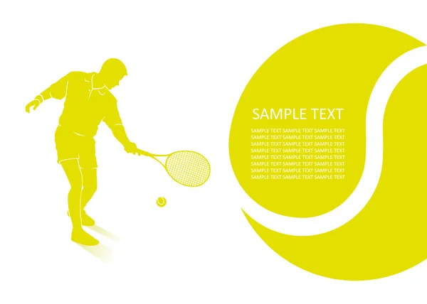 Tennis fond — Image vectorielle
