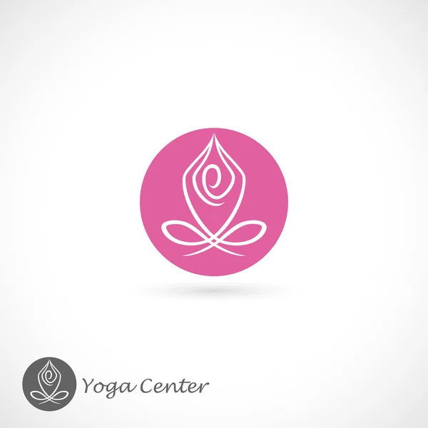 Yoga — Vector de stock