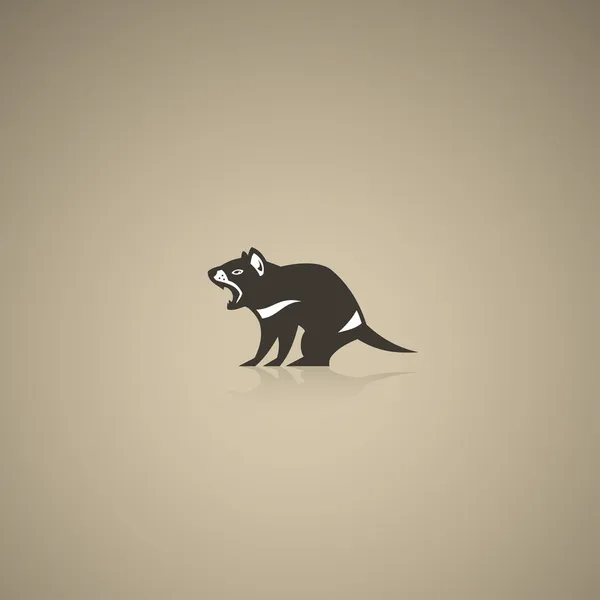 Tasmanischer Teufel — Stockvektor