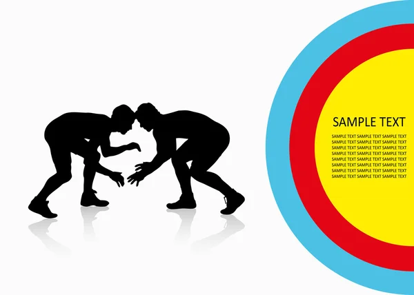 Wrestling background Royalty Free Stock Vectors
