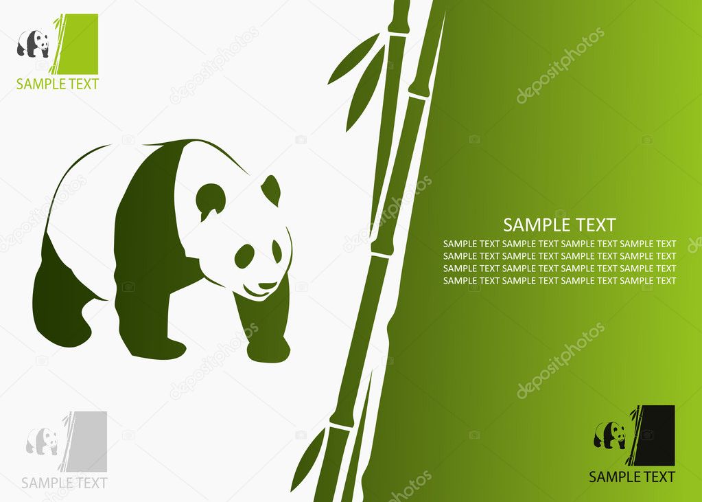 Giant panda background