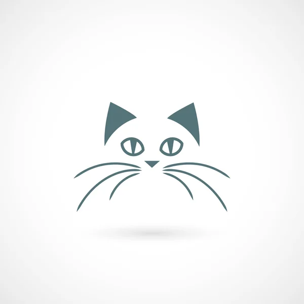 Лицо кошки — стоковый вектор