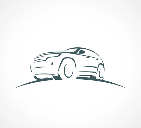Sportovní užitkové vozidlo symbol — Stockový vektor