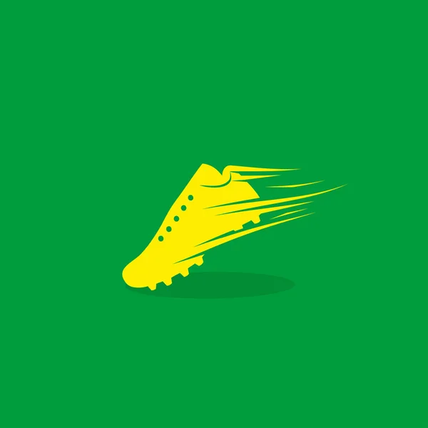 फुटबॉल बूट प्रतीक — स्टॉक वेक्टर