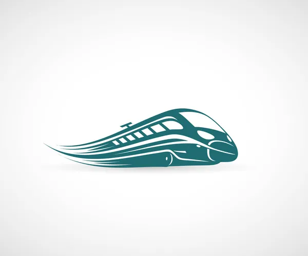 Velocidad Tren — Vector de stock