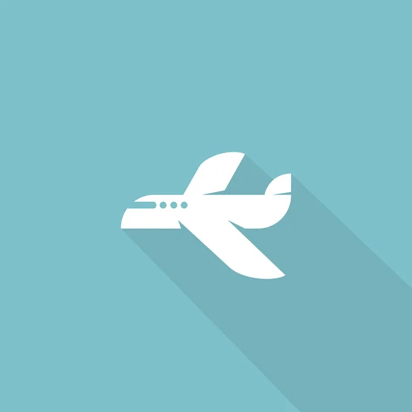 Flat airplane — Stock Vector