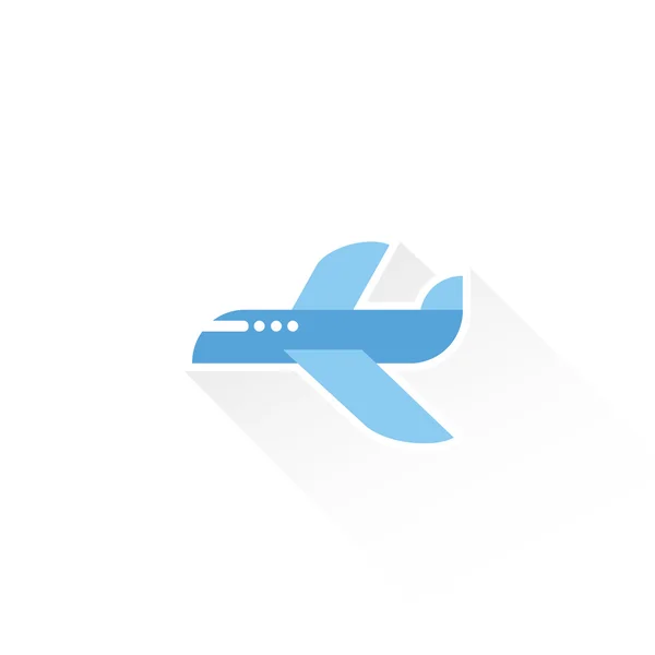 Flat airplane — Stock Vector