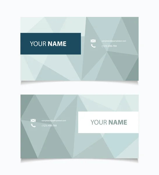 Business card template — Stock Vector