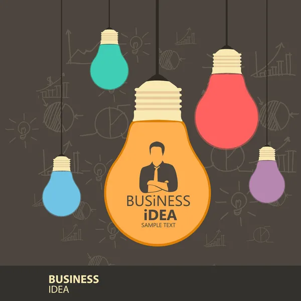 Idea di business — Vettoriale Stock