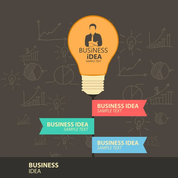 Geschäftsidee — Stockvektor