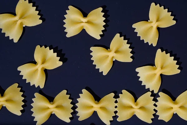 Pasta Different Shapes Combined Each Other Pasta Spiral Pasta Shell — Stock Photo, Image