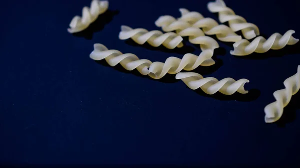 Pasta Diverse Forme Combinate Tra Loro Spirale Pasta Guscio Pasta — Foto Stock