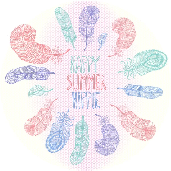Happy. Summer. Royalty Free Stock Vectors