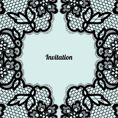 dantel arka plan metni için bir yer ile.