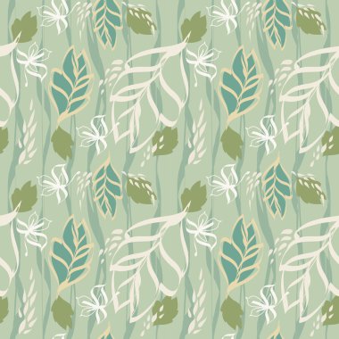 Yaz yaprak dokusu seamless modeli.