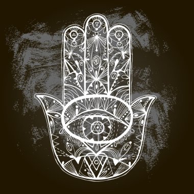 çizilmiş boho Hamza el el.