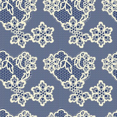 Old lace background, ornamental flowers ahd hearts. clipart